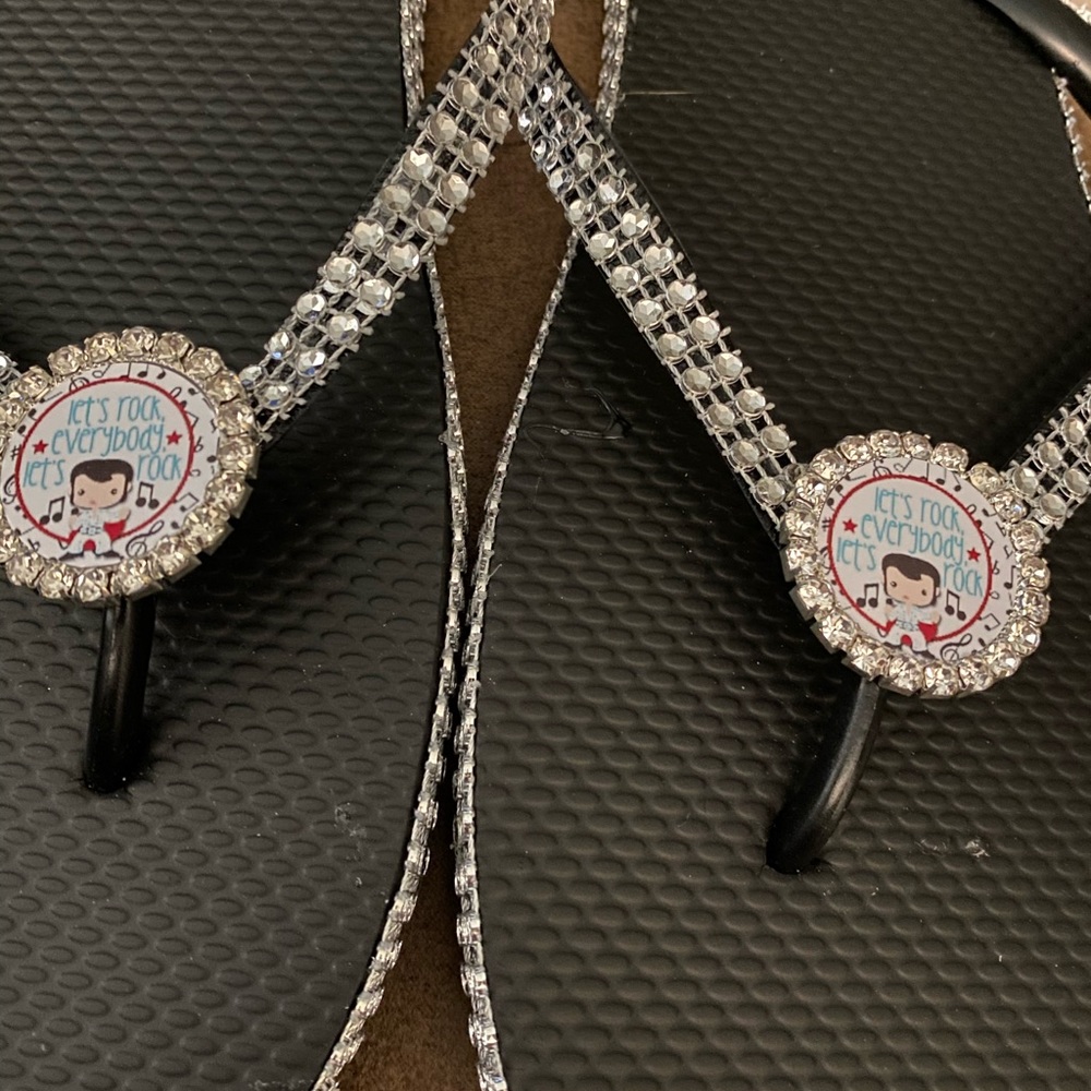 Elvis Presley flip flops
